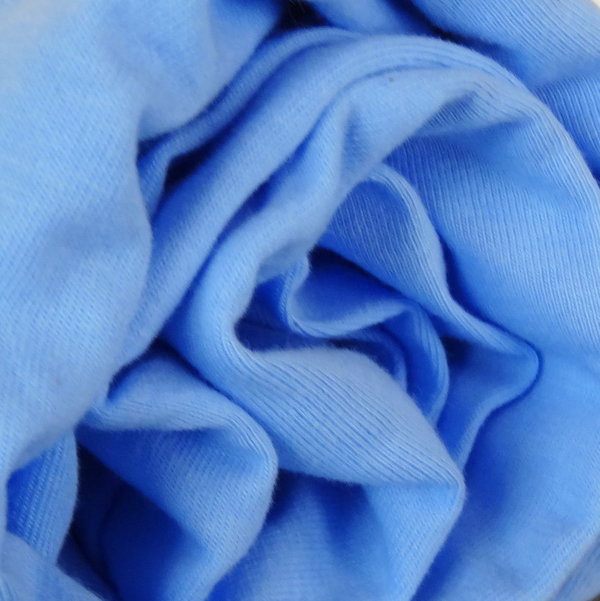 Babymajawelt® Spannbetttuch Jersey 70x140cm - 60x120cm Spannbettlaken für Kinderbett (blau)