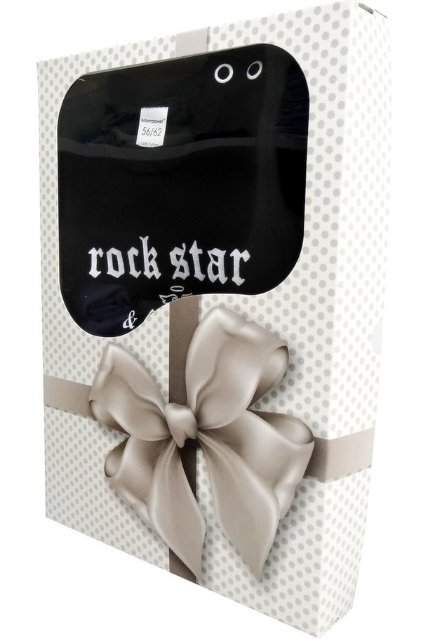 Babymajawelt® "Rock Star" Geschenk Set, 4tlg schwarz