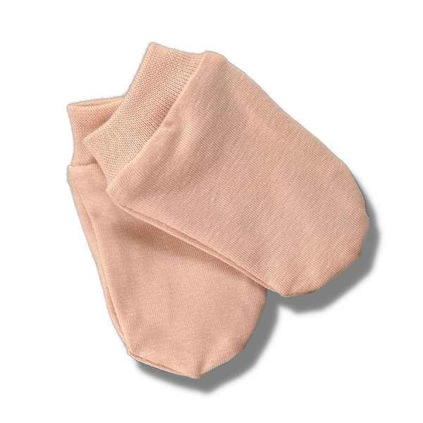 Babymajawelt® Kratzfäustlinge für Neugeborene rosa