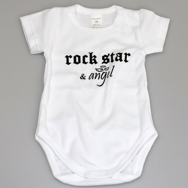 Babymajawelt® "Rock Star´n´Angel" Geschenk Set, 4tlg weiss