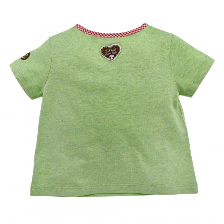 Bondi T-Shirt Trachtenherz "Alpenglück" grün