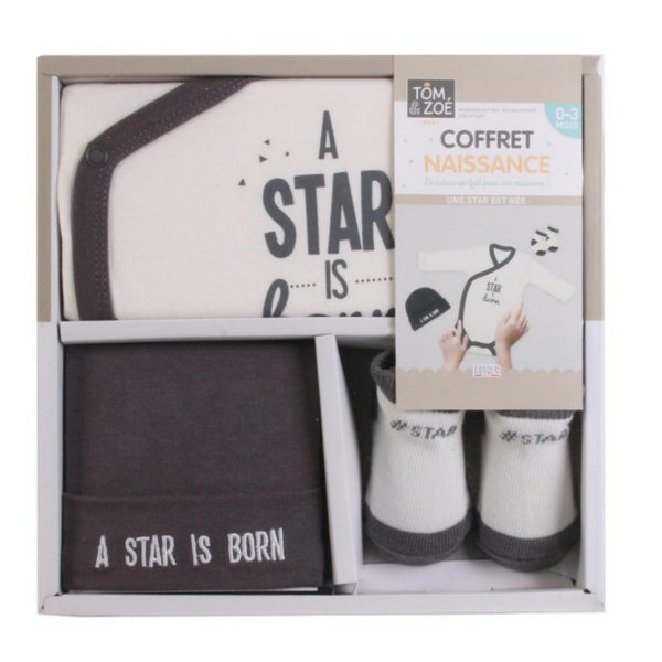 Baby Geschenk Set zur Geburt "Star is Born"