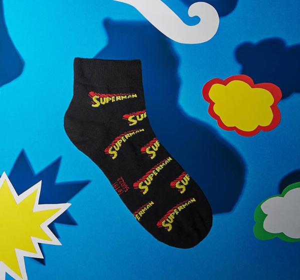 Sneaker Socken  "Superman"