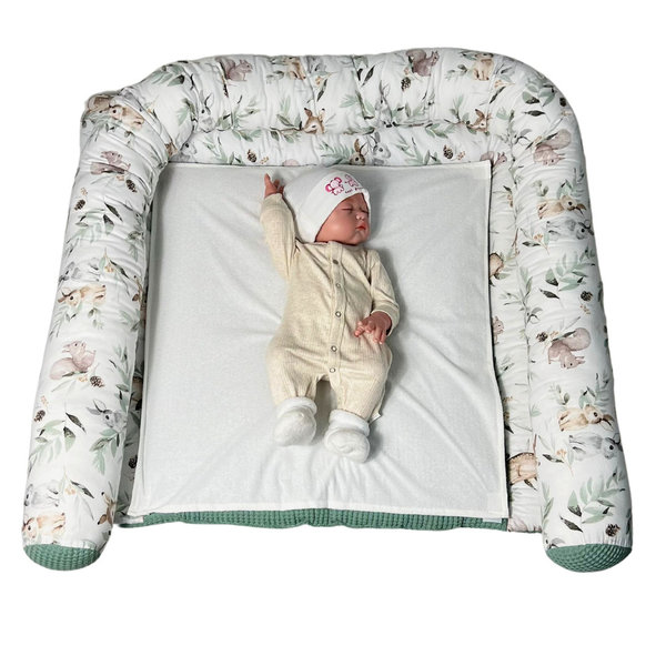 Babymajawelt® Bett Nestchen Schlange Reh